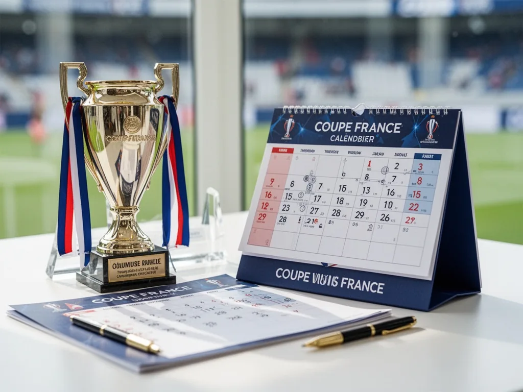 Un joueur du Pau FC en action lors d'un match de Coupe de France, maillot vert et bleu, sous les projecteurs du Nouste Camp