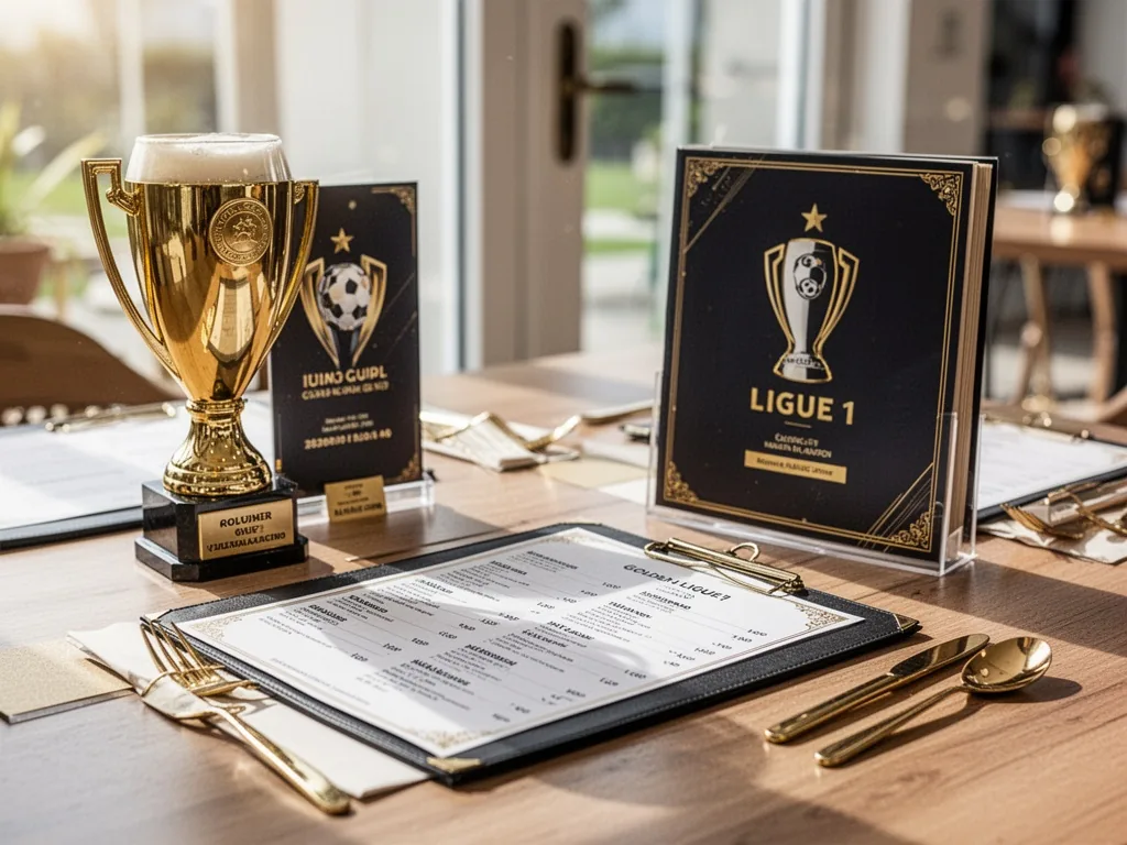 Le plateau de Golden Ligue 1 avec ses chroniqueurs autour de la table